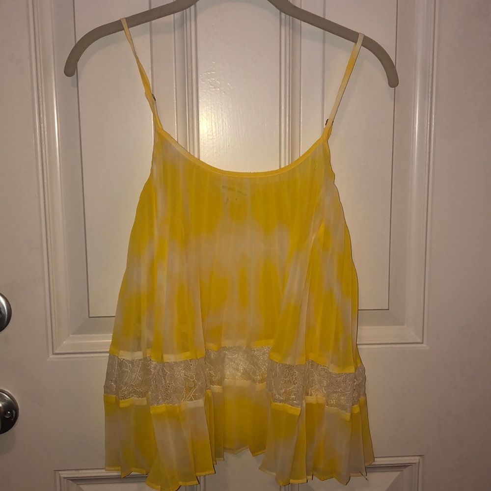 tank with lace detail